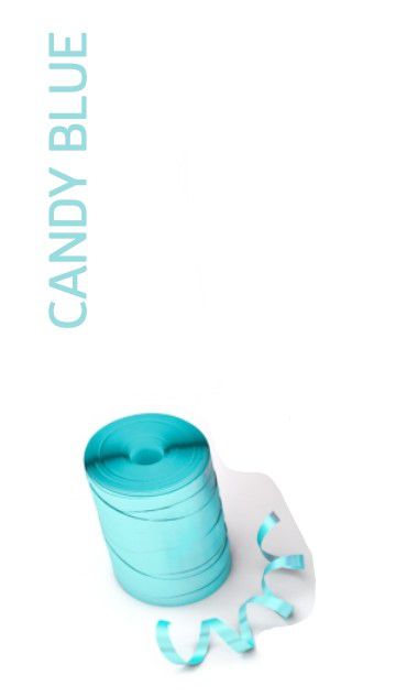 Rolo Fitilho Candy Azul - 5mm x 50m - EmFesta