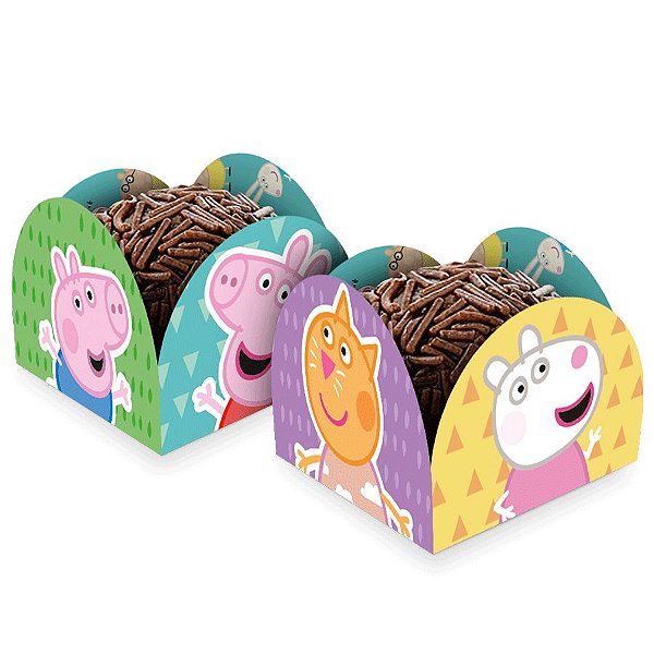 Porta Forminha - Peppa Pig Clássica - 50 unidades - Regina - Rizzo