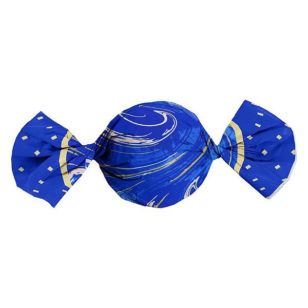Folha Trufa Marmore Azul 14,5x15,5 - 100 unidades - Cromus - Rizzo Confeitaria