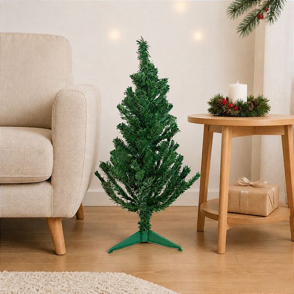 Árvore de Natal Portobelo Verde 90cm - 01 unidade - Cromus Natal - Rizzo Confeitaria