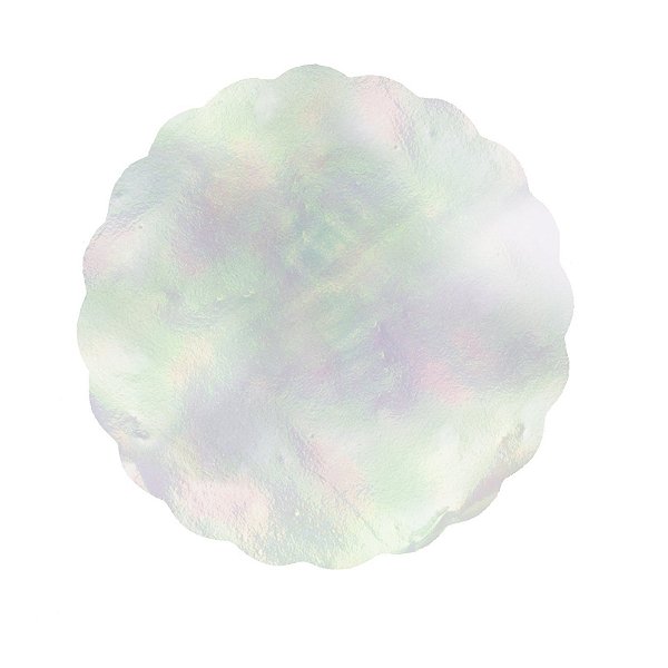 Fundo Rendado para Doces 7cm Nacarado com 100 un. Cromus Rizzo