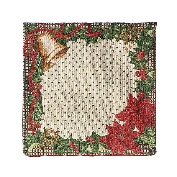 Capa para Almofada Sino 45cm - 01 unidade - Cromus Natal - Rizzo Confeitaria