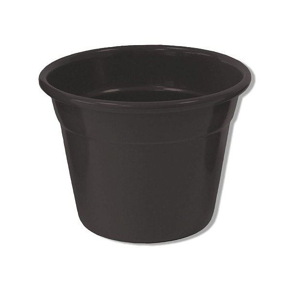 Cachepot Pote Pequeno Cor Preto - 1 Unidade -