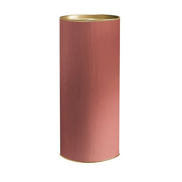 Lata para Presente Liso Rose Gold - 01 unidade - Cromus - Rizzo