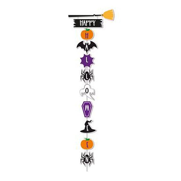 Enfeite Para Porta "Happy Halloween" - 01 unidade - Cromus - Rizzo