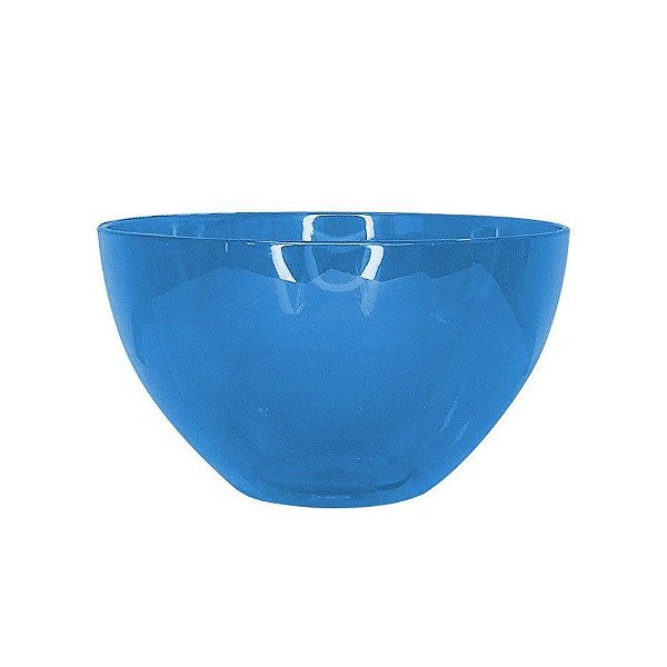 Tigela Bowl Azul Transparente 900 ml - 1 Unidade - Agraplast - Rizzo