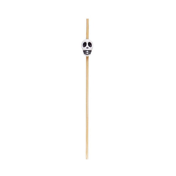 Pick Decorativo Caveira Halloween - 12 Unidades - Cromus - Rizzo