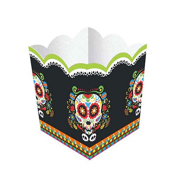 Cachepot Festa Mexicana Dia Dos Mortos - 8 Unidade - Junco - Rizzo