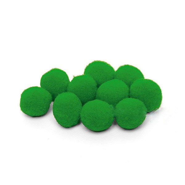 Pompom Decorativo Verde - 100 Un - Artegift - Rizzo