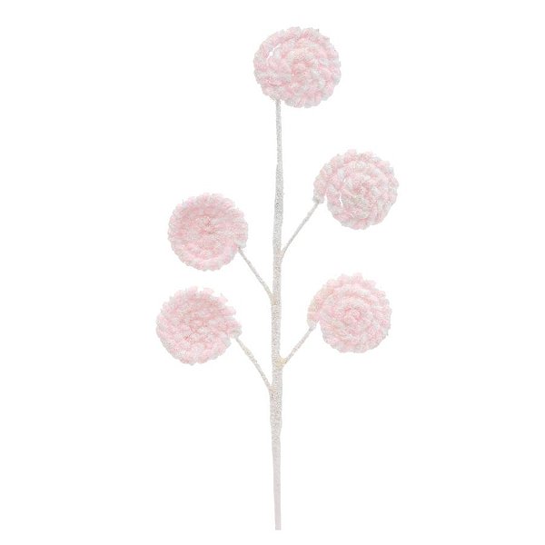 Pick 5 Canes Redondo Açucarado Trend Rainbow - Rose - 01 unidade - Cromus Natal - Rizzo