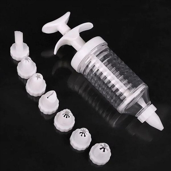 Kit Confeiteiro Decorador de Bolos - 8 Bicos - CK4419 - 5x18cm - Clink -