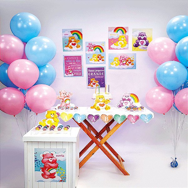 Kit Festa Fácil Festa Ursinhos Carinhosos Grande - 58pçs - 01 Unidade - Cromus -