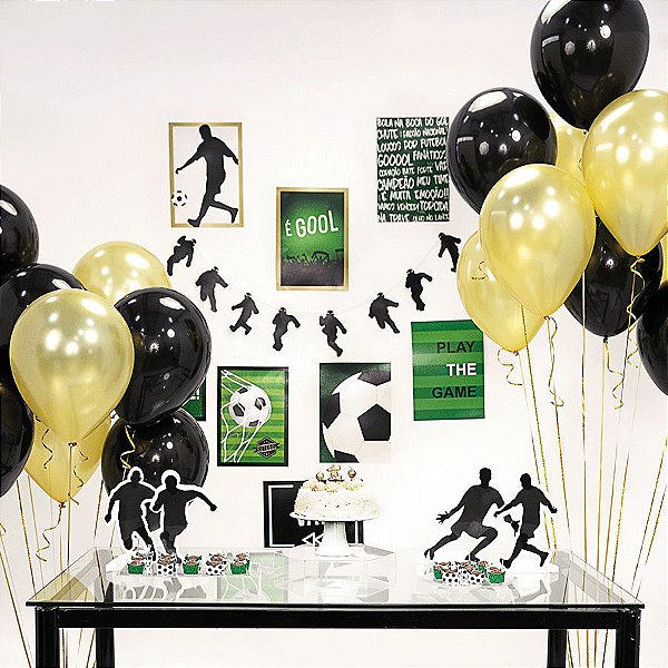 Kit Festa Fácil Festa Futebol Grande - 62pçs - 01 Unidade - Cromus - Rizzo