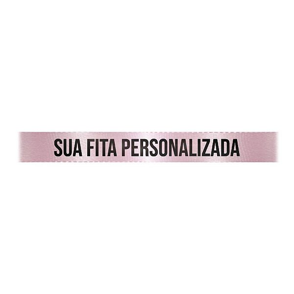 Fita de Cetim para Personalização CFS002 - 10mm X 45metros - Rosa Claro 206 - 01 Unidade - Progresso - Rizzo