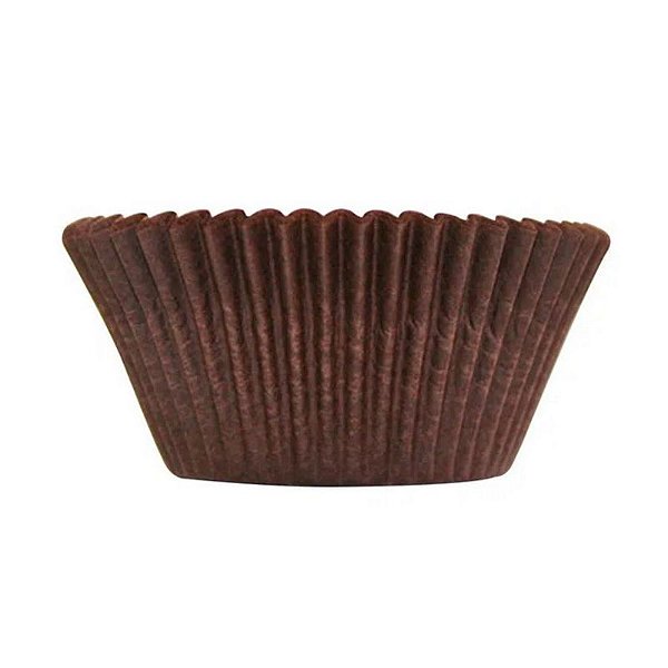 Forminha Cupcake - Marrom - 45 UN - Rizzo