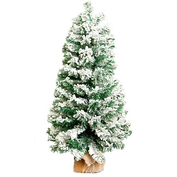 Árvore Pinheiro decorativo Nevado - 90cm - 01 unidade - Natal Tok da Casa - Rizzo