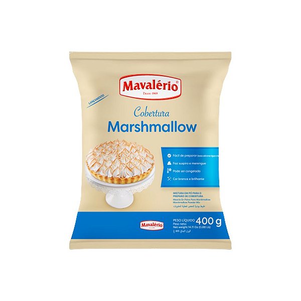 Mistura para Marshmallow - Cobertura - 400g - Mavalério - Rizzo