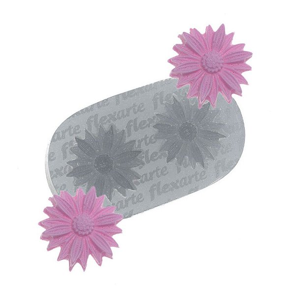 Molde Silicone - Par de Flor - Ref 698 - 1 UN - FlexArte- Rizzo