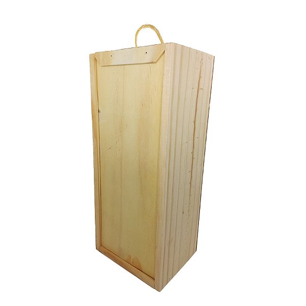 Caixa de Madeira para Garrafa - 35x12x15cm - 01 Unidade - Rizzo