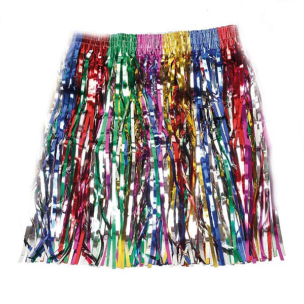 Fantasia Carnaval - Saia Havaiana - Arco-íris - 01 UN - Cromus -