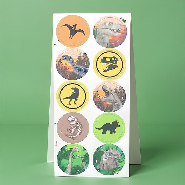 Adesivo Decorativo - Reino dos Dinossauros - 30 UN - Regina - Rizzo