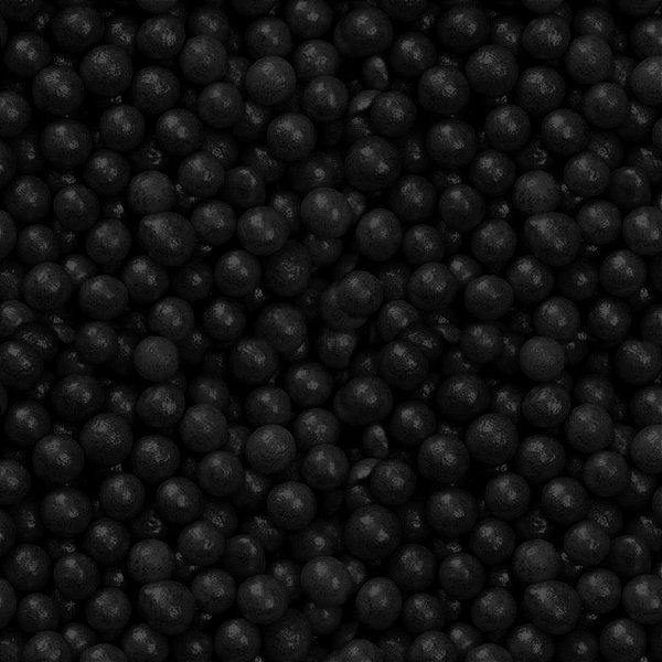 Confeito Pérolas - Preto - Médio - 60g - 1 UN - Morello - Rizzo