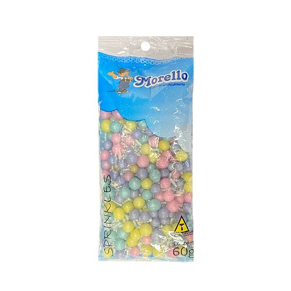 Confeito Decorativo - Sprinkles - Candy Color - Sortido - 60g - 1 UN - Rizzo