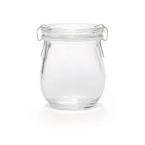 Pote Hermético de Vidro Incolor 200 mL - Cromus - 01 unidade