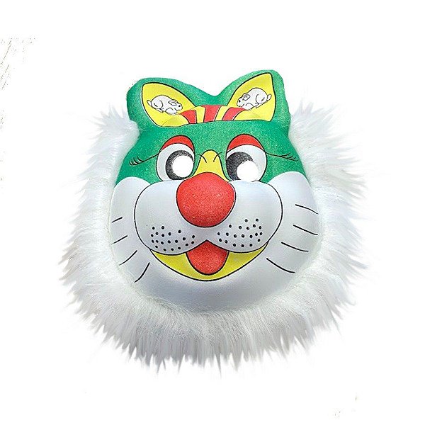 Adereço de Carnaval Máscara Animais - Gato Verde - Mod 93 - 01 unidade - Rizzo