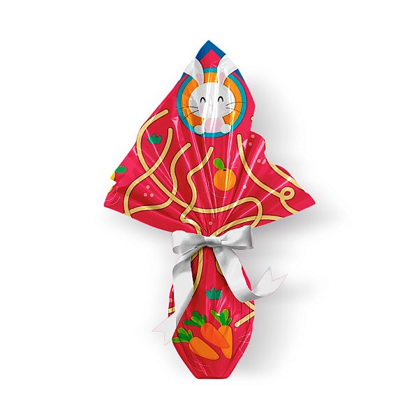 Saco Express 39x39cm para Ovos de 350g a 500g - Labirinto - 05 unidades - Cromus Páscoa - Rizzo