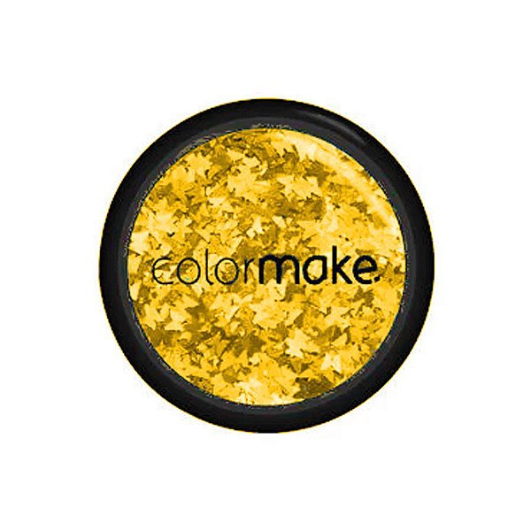 Glitter Shine Borboleta Ouro 2 g - 1 unidade - ColorMake - Rizzo Confeitaria