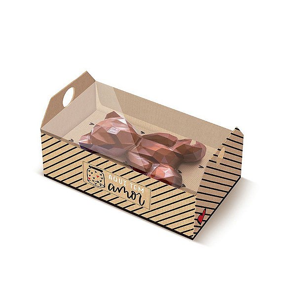 Caixote para Urso de Chocolate 40 g - Tanta Doçura - 6 Unidades - Cromus - Rizzo