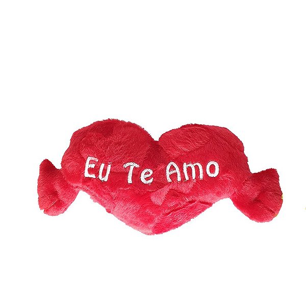 Almofada Coração - Eu te Amo - Modelo 1 - GG - 1 unidade - Fizzy - Rizzo