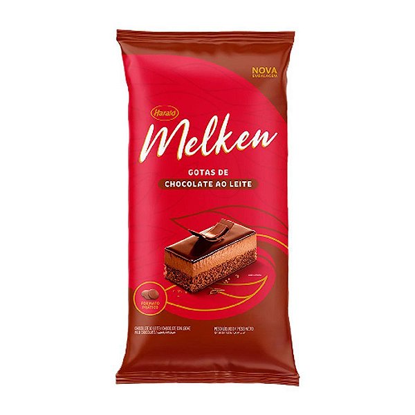 Chocolate em Gotas Ao Leite - Melken - 2,05kg - 01 unidade - Harald - Rizzo