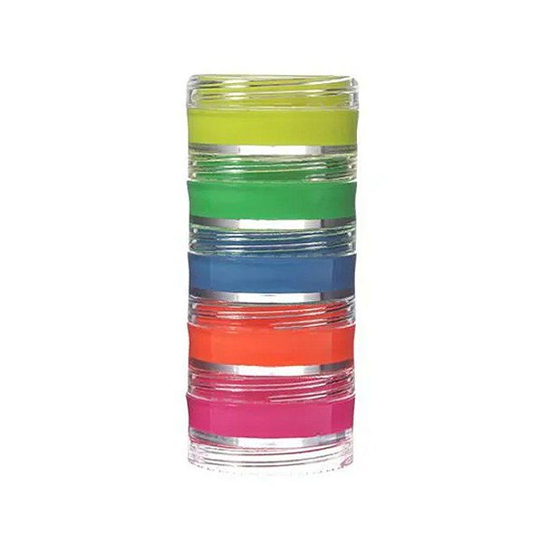 Tinta Facial Cremosa Kit 5 Cores 4g - 1 unidade - ColorMake - Rizzo
