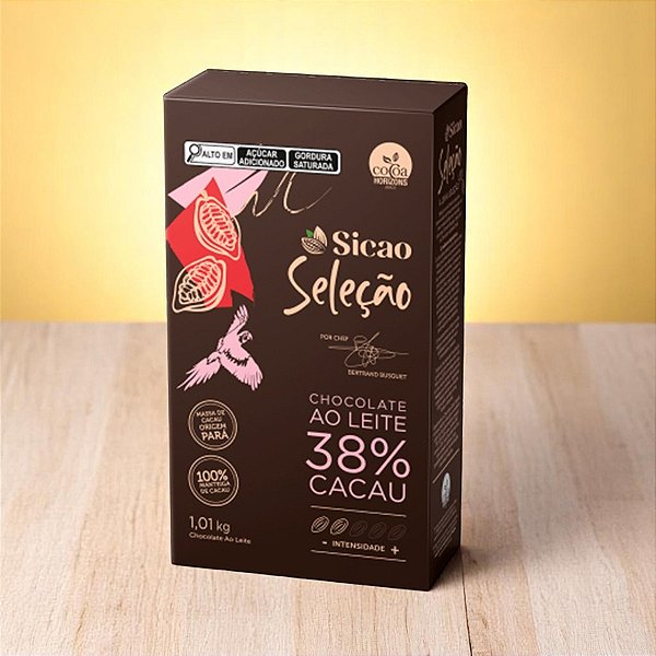 Chocolate Seleção Ao Leite 38% Cacau - Gotas - 1,01 kg - 1 unidade - Sicao - Rizzo