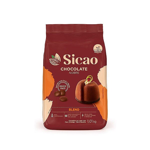 Chocolate Nobre Blend - Gotas - 1,01 kg - 1 unidade - Sicao - Rizzo