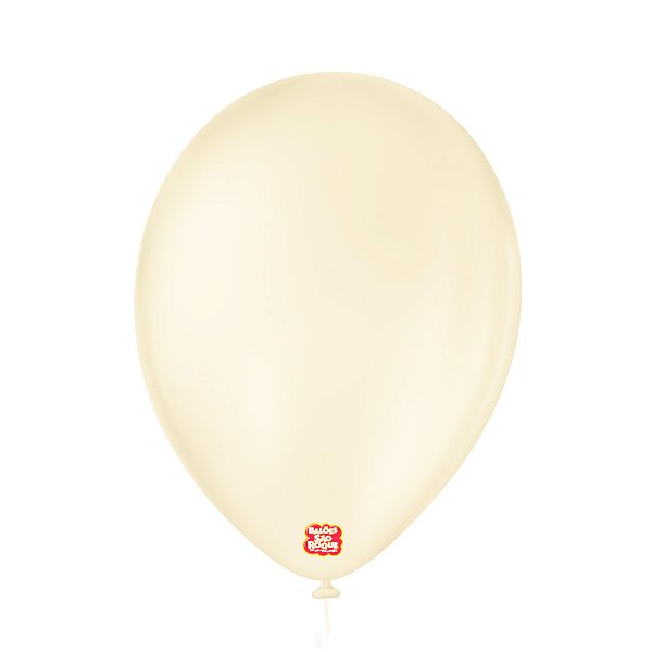 Balão de Festa Látex Liso - Champagne - Balões São Roque