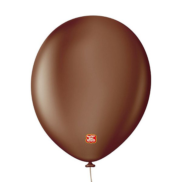 Balão Profissional Premium Uniq 11" 28cm - Marrom Terra - 15 unidades - Balões São Roque - Rizzo