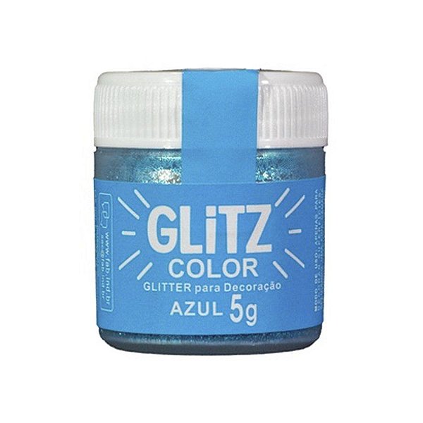 Glitter Para Decoração Azul - 1 Unidade - Glitz - Rizzo