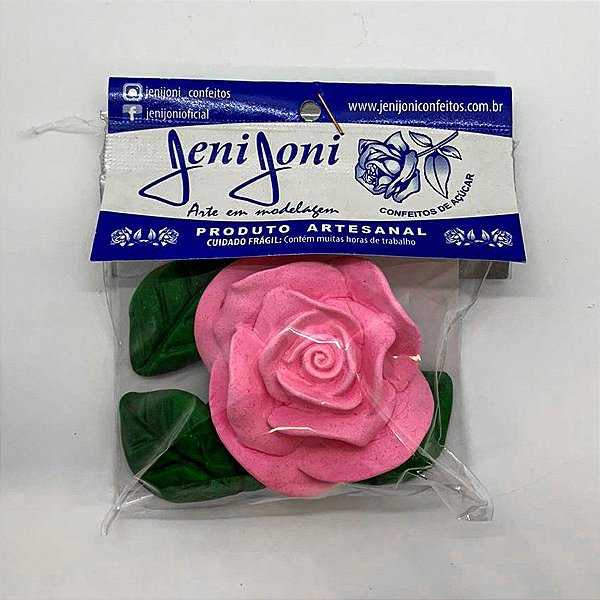 Confeitos de Açúcar Rosa Rosa - 1 Unidade - Jeni Joni - Rizzo
