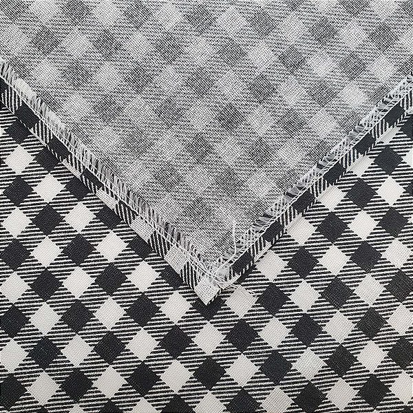Guardanapo Chita Xadrez Preto - 40x40 Cm - 1 Unidade - Artesanal - Rizzo Confeitaria