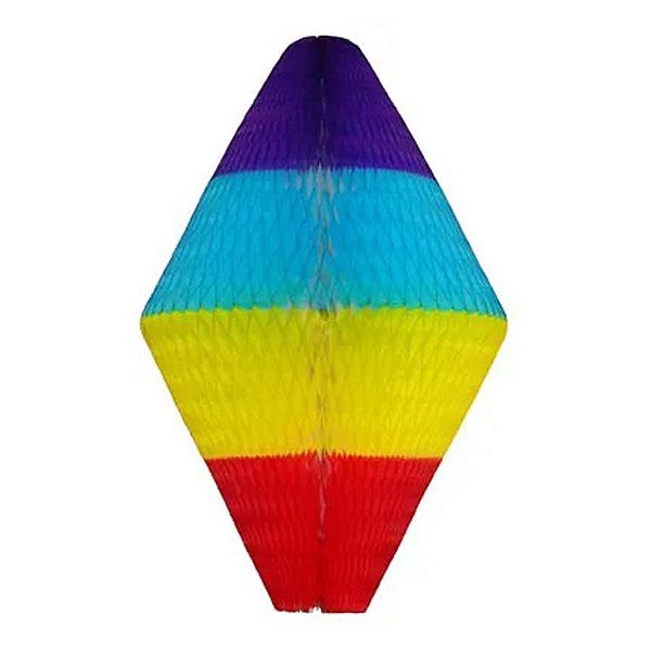 Balão Oriental 680 MM - Enfeite Papel de Seda - Colmeia - 1 Unidade - Girotoy - Rizzo Confeitaria