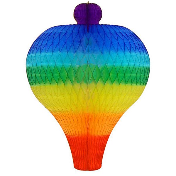 Balão Carrapeta 680 MM - Enfeite Papel de Seda - Colmeia - 1 Unidade - Girotoy - Rizzo Confeitaria