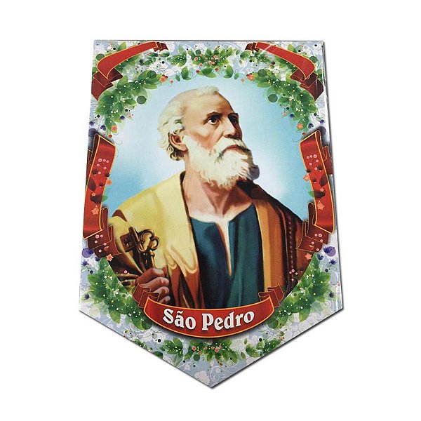 Banner São Pedro Festa Junina - 1 Unidade - Festa Maluca - Rizzo Confeitaria