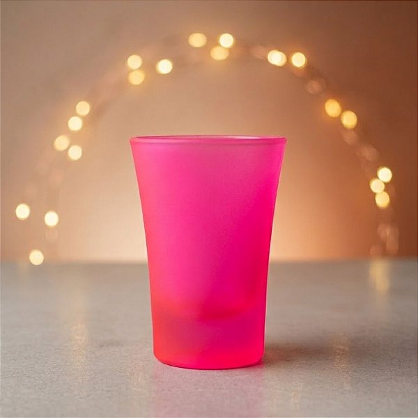 Copo Shot Neon Fluorescente - Rosa - 60 mL - 1 unidade - AllMix