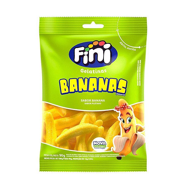 Bananas - 1 unidade Pct. c/ 90g - Fini - Rizzo