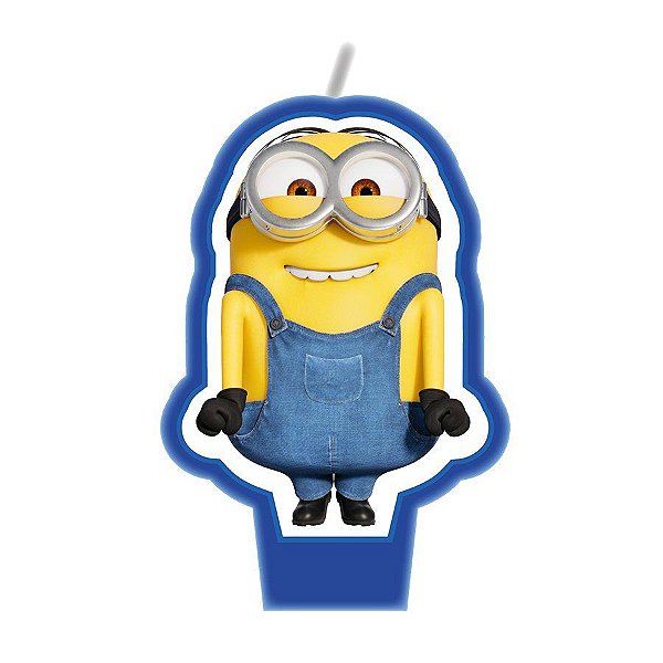 Vela Plana - Festa Minions 2 - 1 unidade - Festcolor - Rizzo