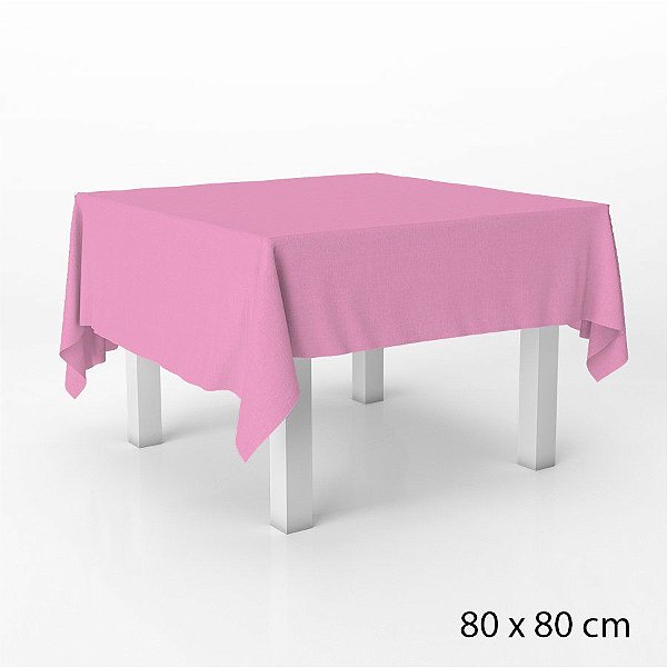 Toalha Cobre Mancha em TNT - 80 x 80 cm - Rosa Bebê - 5 unidades - Best Fest - Rizzo