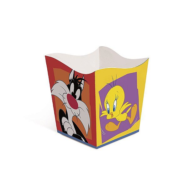 Cachepot Looney Tunes - 8 Unidades - Cromus - Rizzo Confeitaria